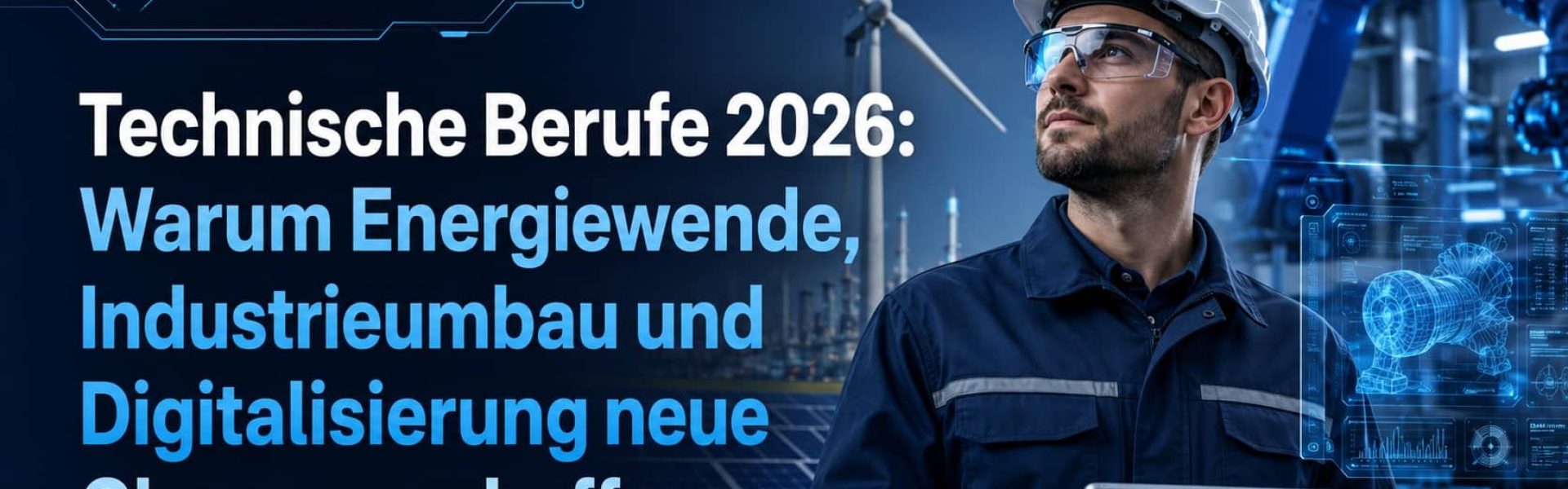 Technische Berufe 2026: Warum Energiewende, Industrieumbau und Digitalisierung neue Chancen schaffen